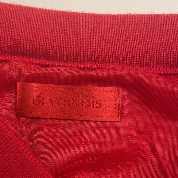 Vintage Knit red pencil skirt - Picture 3 of 3